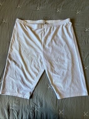 Women’s White Performance Cycling Shorts